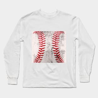 Dirty baseball ball sport mom Long Sleeve T-Shirt